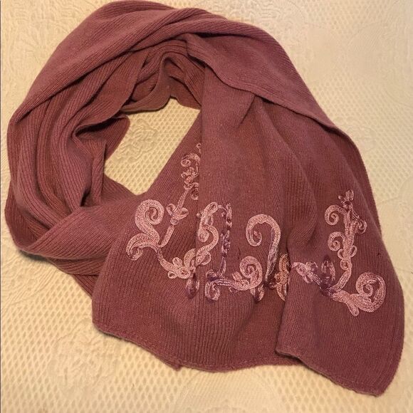 NARDI & TAGLIAFERRI mauve scarf - Picture 1 of 4